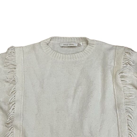 Bishop + Young Makenzie Fringe Pullover Sweater Oversized Size XS. Will fit S - Picture 4 of 5